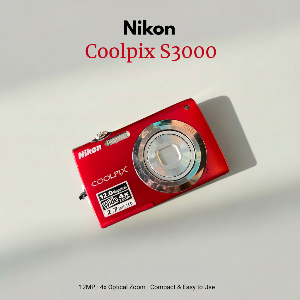 🌸 Nikon Coolpix S3000