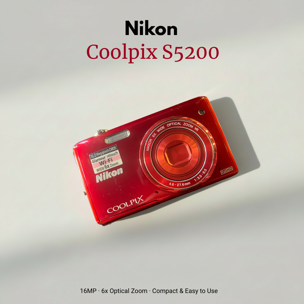 🚀 Nikon Coolpix S5200