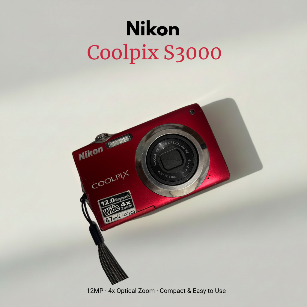 ✨ Nikon COOLPIX S3000