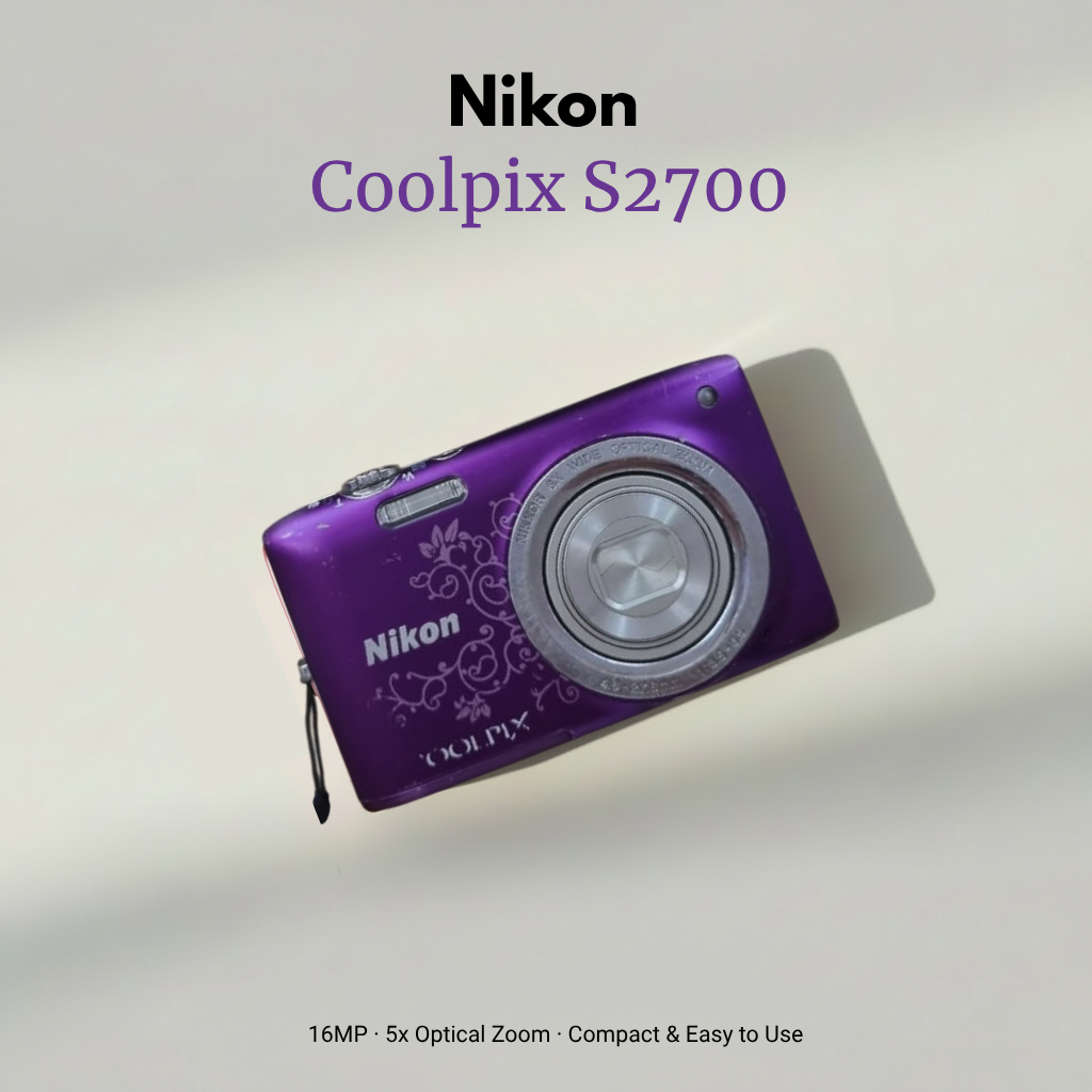 ✨ Nikon Coolpix S2700