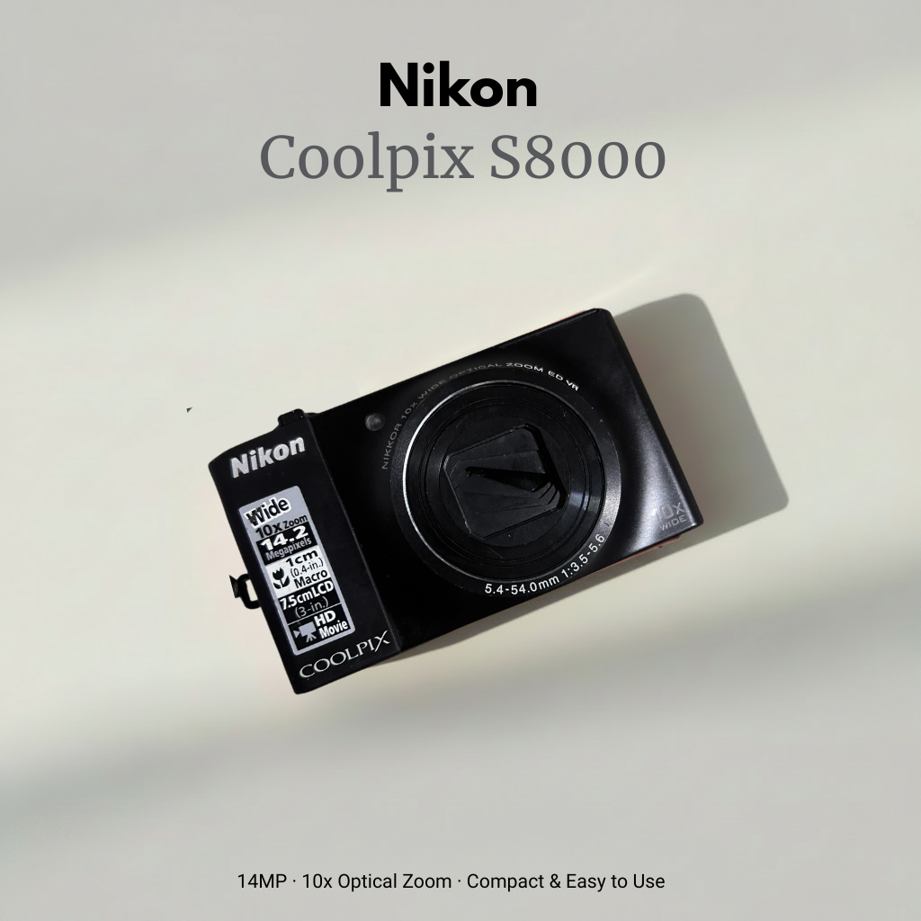 💖 Nikon Coolpix S8000